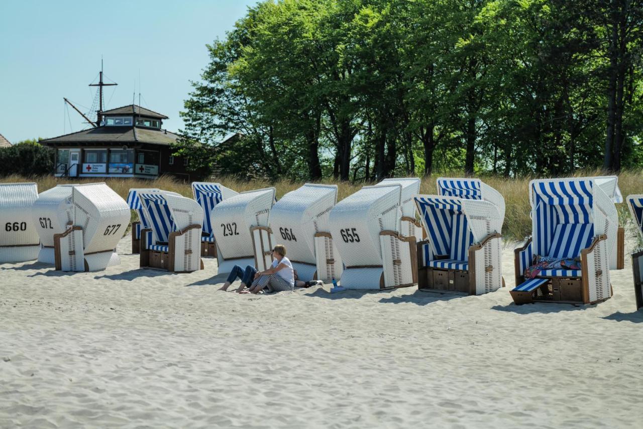 Ferienwohnungen Meerfarbig Zingst - Haustierfrei -Terrasse Mit Strandkorb Oder Balkon - E-Ladesaeule - Parkplatz - Wlan - Fahrradschuppen - Waschtrockner - Ruhig Und Zentral - Nichtraucher Dış mekan fotoğraf
